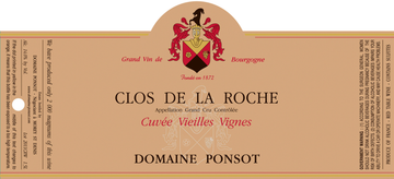 2019 Domaine Ponsot,  Clos de la Roche Grand Cru Cuvée Vieilles Vignes,  France