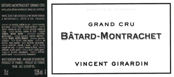 2023 Vincent Girardin,  Bâtard-Montrachet Grand Cru,  France