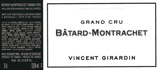 2023 Vincent Girardin,  Bâtard-Montrachet Grand Cru,  France