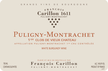2021 François Carillon, Puligny-Montrachet "Le Clos du Vieux Château," France