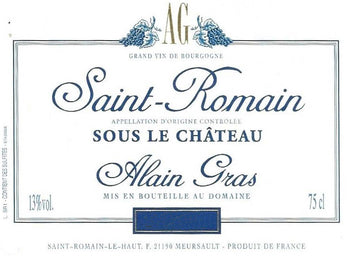 2023 Alain Gras,  Saint Romain Sous le Château Blanc,  France