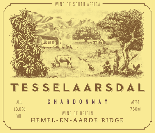 2022 Tesselaarsdal,  Chardonnay,  South Africa, 1.5 L
