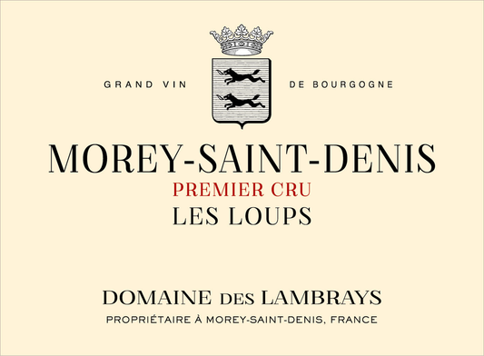 2021 Domaine des Lambrays, Morey-Saint-Denis Premier Cru "Les Loups," Burgundy, France