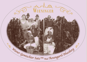2022 Wieninger, Wiener Gemischter Satz, Ried Rosengartel 1ÖTW Nussberg, Austria