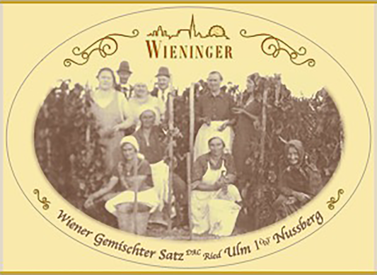 2022 Wieninger, Wiener Gemischter Satz, Ried Ulm 1ÖTW Nussberg, Austria